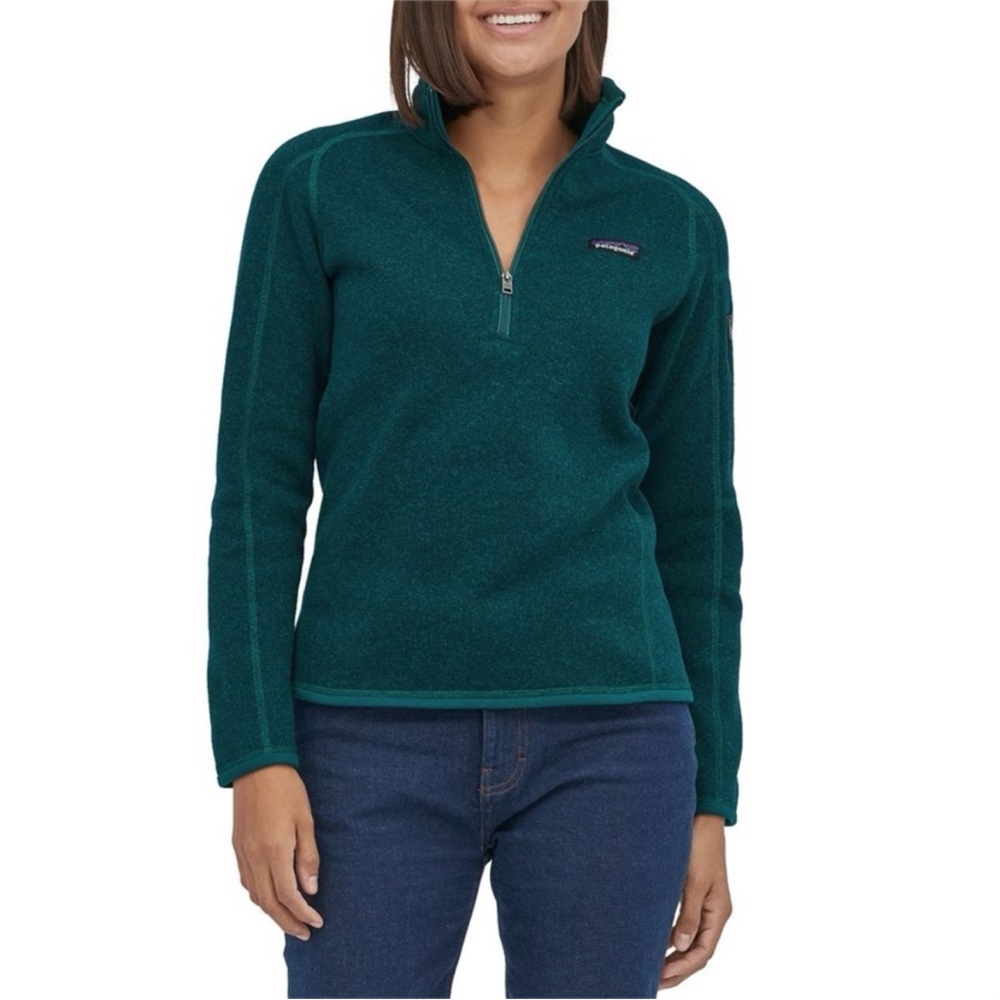 Patagonia Better Sweater 1/4 Zip - Dark Borealis Green